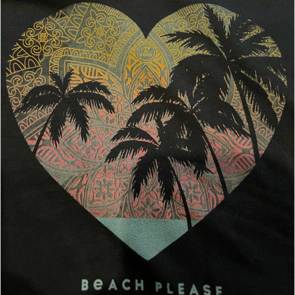Life is Good “beach please” v-neck t-shirt